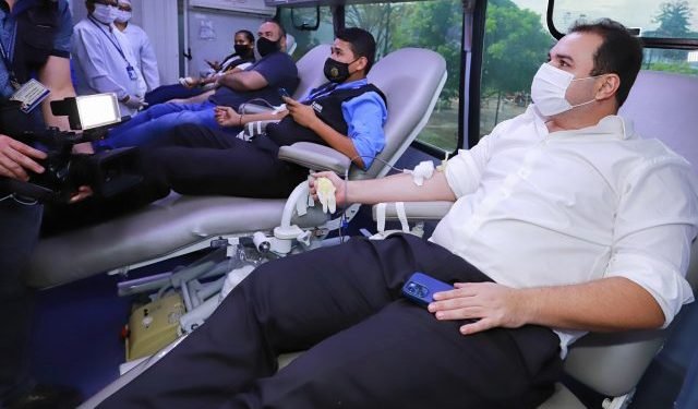 Roberto Cidade pede à população doações para o banco de sangue da FHemoam