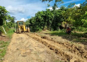Governo do Amazonas inicia pavimentação do sistema viário da Comunidade de São Domingos, em Novo Airão