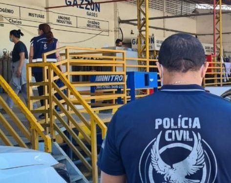 Decon deflagra operação ‘Oxida’ e interdita estabelecimento de envase de gases industriais e medicinais