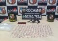 Rocam detém homem por porte ilegal de arma de fogo e tráfico de drogas no bairro São Jorge