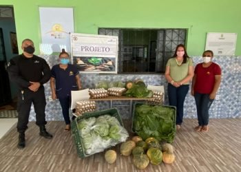 Seap realiza doação de hortaliças, legumes e ovos produzidos no sistema prisional