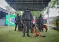 Companhia de Independente de Policiamento com Cães realiza cerimônia de passagem de comando