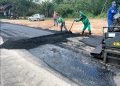 Ruas do bairro Planalto ganham novo recapeamento asfáltico da Prefeitura de Manaus