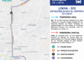 Prefeitura cria a linha 353 para reforçar o apoio aos usuários do transporte coletivo