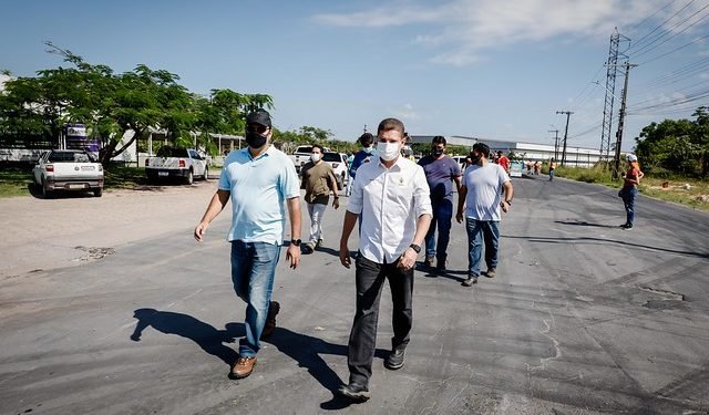 Mutirão da prefeitura intensifica recuperação de vias no Distrito Industrial 2