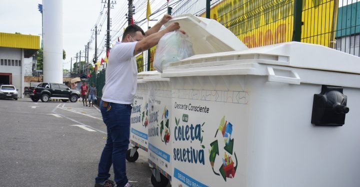 Pontos de Entrega Voluntária da Prefeitura de Manaus já recolheram 130 toneladas de resíduos neste ano