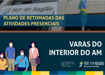 Ato regulamenta retorno gradual às atividades presenciais nas varas do trabalho do interior do AM