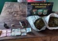 Em Maués, Polícia Militar detém dois homens com quase 2 quilos de entorpecentes