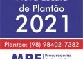 MPF no Maranhão altera escala de plantões do período de 5 de julho a 19 de dezembro