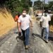 Marcos Rotta fiscaliza andamento das obras de infraestrutura na comunidade São João, BR-174