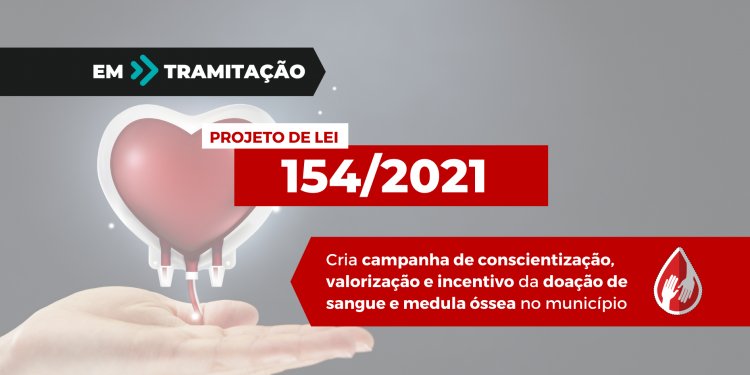 Projeto em tramitação incentiva campanhas de doação de sangue e medula óssea durante a pandemia