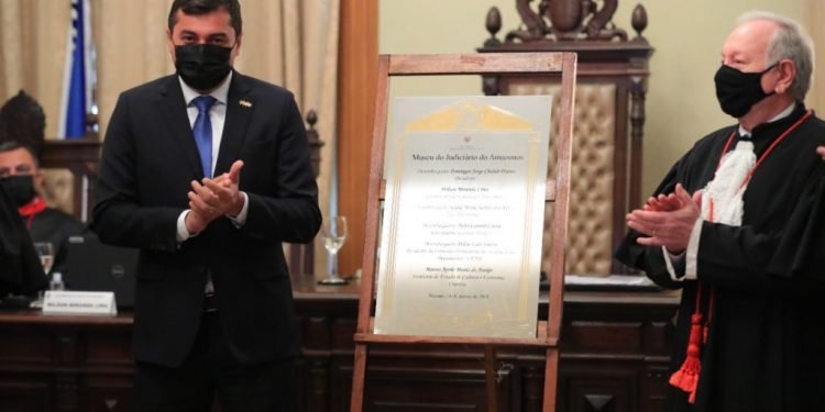 Governador Wilson Lima sanciona lei que muda data de posse da presidência do Judiciário do Amazonas