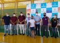 Allan participa da solenidade de reinauguração de entrega de creche e ginásio esportivo