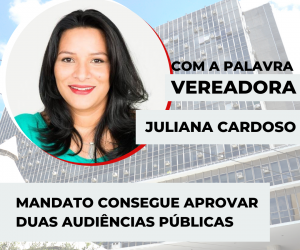 Artigo: Mandato consegue aprovar duas audiências públicas