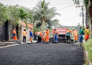 Prefeitura inicia mais um mutirão de infraestrutura para recuperar ruas de Manaus