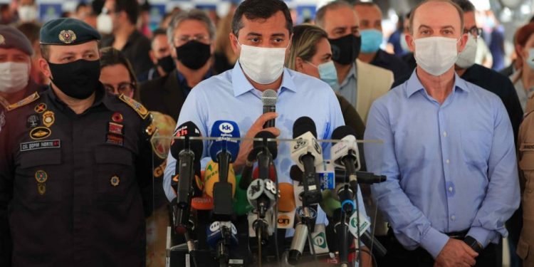 Governador Wilson Lima entrega novas viaturas para a PMAM e modernos equipamentos para uso da PC-AM