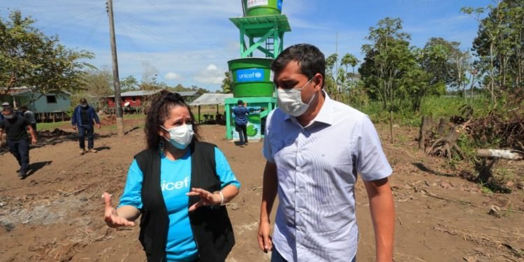 Parceria: Governo do Amazonas e Unicef inauguram primeiro sistema simplificado de tratamento de água no Careiro da Várzea