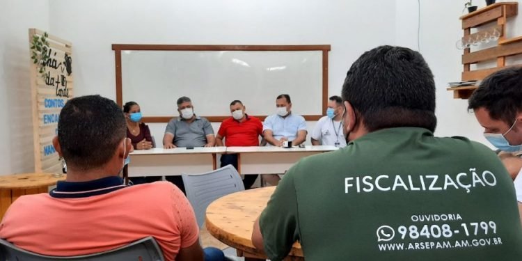 Governo do Amazonas, por meio da Arsepam, anuncia em reunião que vai instalar posto de fiscalização em Manacapuru