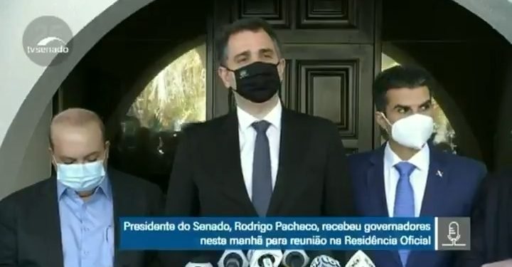 Vídeo: Diálogo permanente com governadores é fundamental, diz presidente do Senado