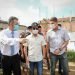 Peixoto acompanha David e Marcos Rotta em obra de infraestrutura no Parque das Garças