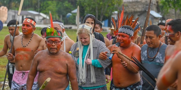 Em visita à Aldeia Paraná, presidente do STF diz que retomará julgamento sobre o marco temporal ainda neste semestre