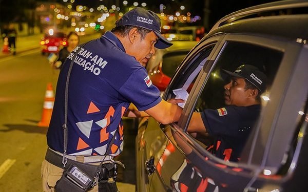 Detran Amazonas reforça fiscalização preventiva em Manaus