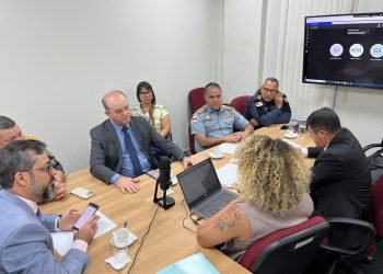 MPAM recebe autoridades da Segurança Pública do Estado para tratar do déficit de policiais no interior do Amazonas