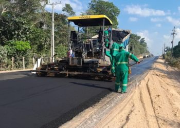 Avanços na obra de reforma e modernização da rodovia AM-010