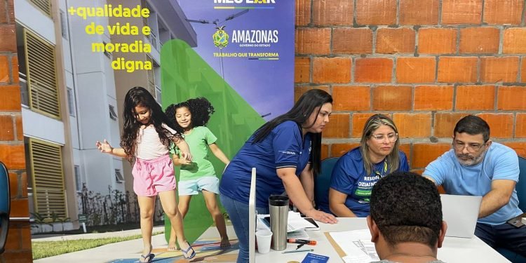 Amazonas Meu Lar registra 363 atendimentos presenciais, na primeira semana