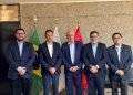 Em Brasília, Sedecti discute integração sul-americana em visita à Embaixada do Peru